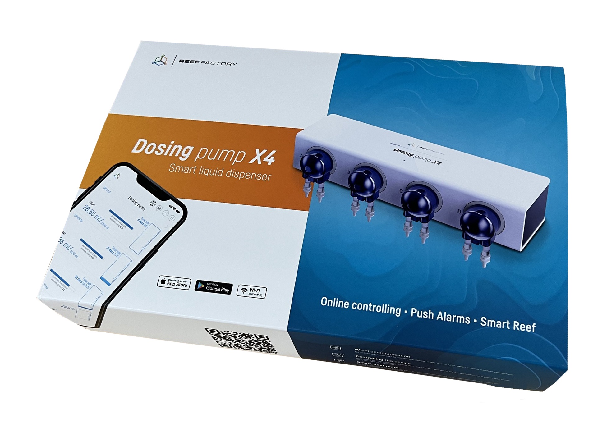 משאבת מינון 4 ראשים - Reef Factory Dosing Pump X4