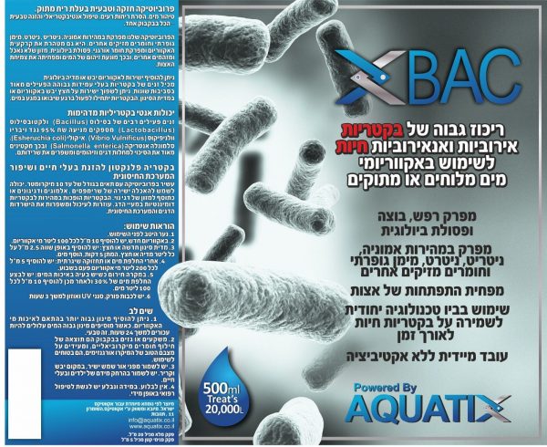 בקטריות חיות 500 מ"ל – XBAC – תמונה 2