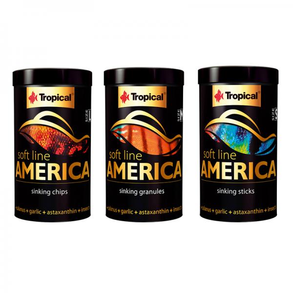 טרופיקל אמריקה מזון מגורען רך 250 מ"ל – Soft line America L – תמונה 2