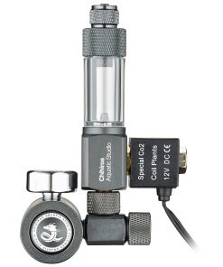 Alternative view of ווסת Co2 עם ברז חשמלי ומונה בועות CHIHIROS MATE