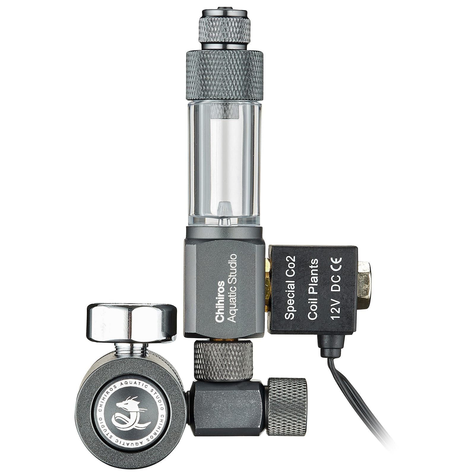 ווסת Co2 עם ברז חשמלי ומונה בועות CHIHIROS MATE – תמונה 2