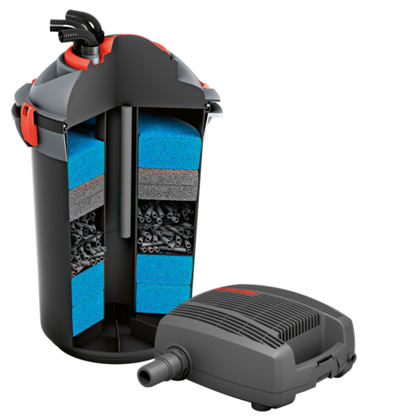 פילטר לחץ לבריכות Eheim Press 10000 עם משאבת FLOW3500 ונורת UV CLEARUVC11 – תמונה 4