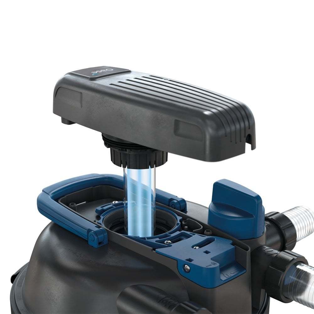 פילטר לחץ OASE FiltoClear 31000 עם מערכת UV 60W פנימית לבריכות עד 31,000 ליטר – תמונה 2