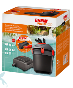 פילטר לחץ לבריכות Eheim Press 7000 עם משאבת FLOW2500 ונורת UV CLEARUVC9